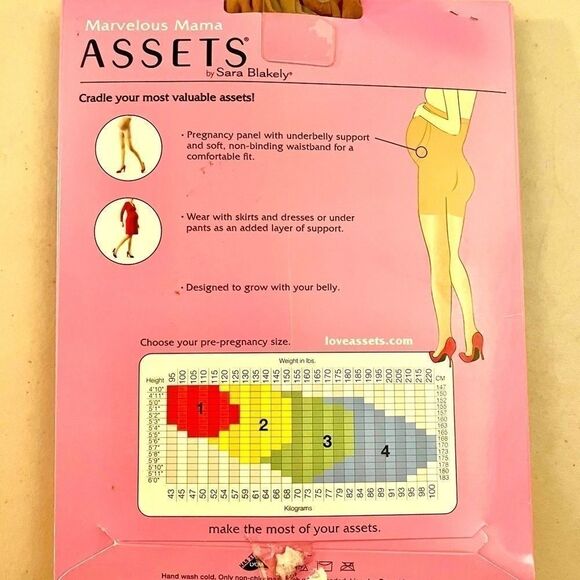 MARVELOUS MAMA ASSETS MATERNITY SUPPORT HOSE A - Picture 2 of 2